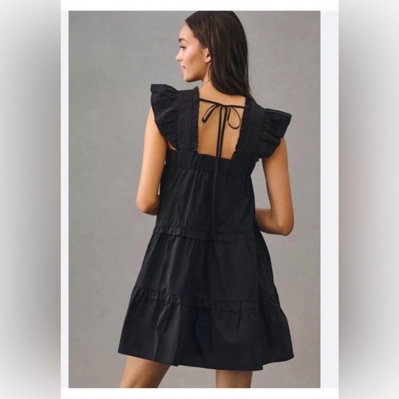 Anthropologie Dresses & Skirts - Anthropologie En Saison Black Tiered Ruffle Dress - 1X